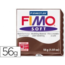 PASTA STAEDTLER FIMO SOFT 57 GR COLOR CHOCOLATE