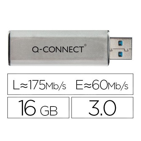 MEMORIA USB Q-CONNECT FLASH 16 GB 3.0