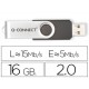 MEMORIA USB Q-CONNECT FLASH 16 GB 2.0